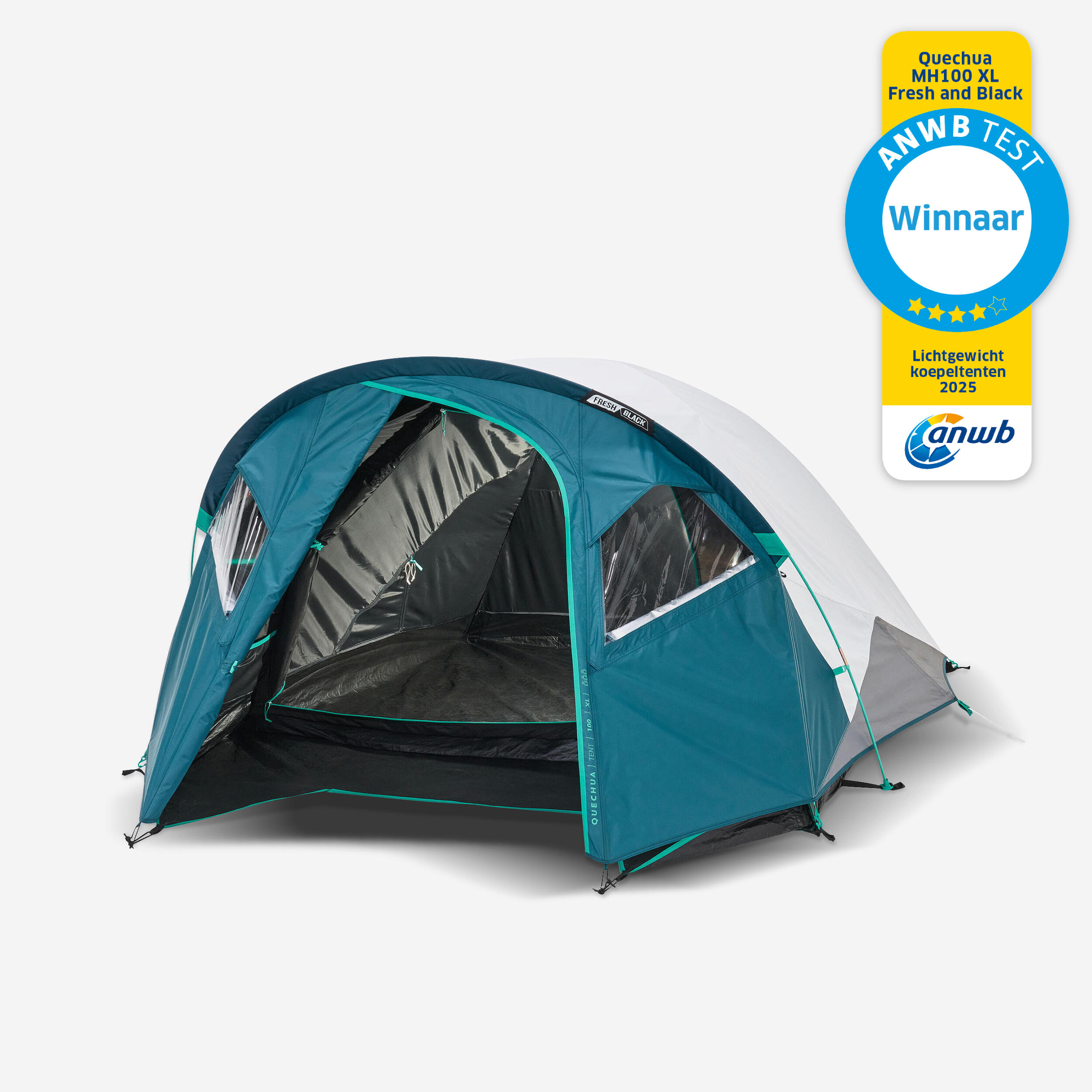 3-persoons-koepeltent-157wzt-1.jpg Kampeertent voor 3 personen MH100 XL Fresh & Black - Afbeelding 1