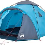 vidaXL Koepeltent 3 persoons snelontgrendeling blauw : Amazon.nl: Sport & outdoor