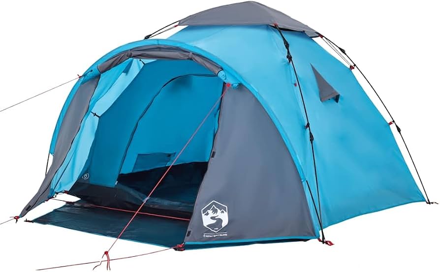 3-persoons-koepeltent-847lct-1.jpg vidaXL Koepeltent 3 persoons snelontgrendeling blauw : Amazon.nl: Sport & outdoor - Afbeelding 1