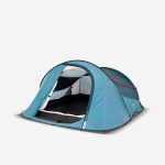 Pop up tent voor 3 personen, 2 Seconds, blauw