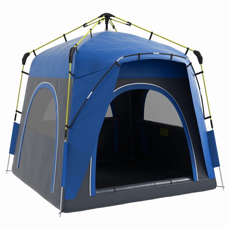 4-persoons-koepeltent-169mom-1.jpg Outsunny 4 Persoons Koepeltent Waterdicht | Aosom.nl - Afbeelding 1