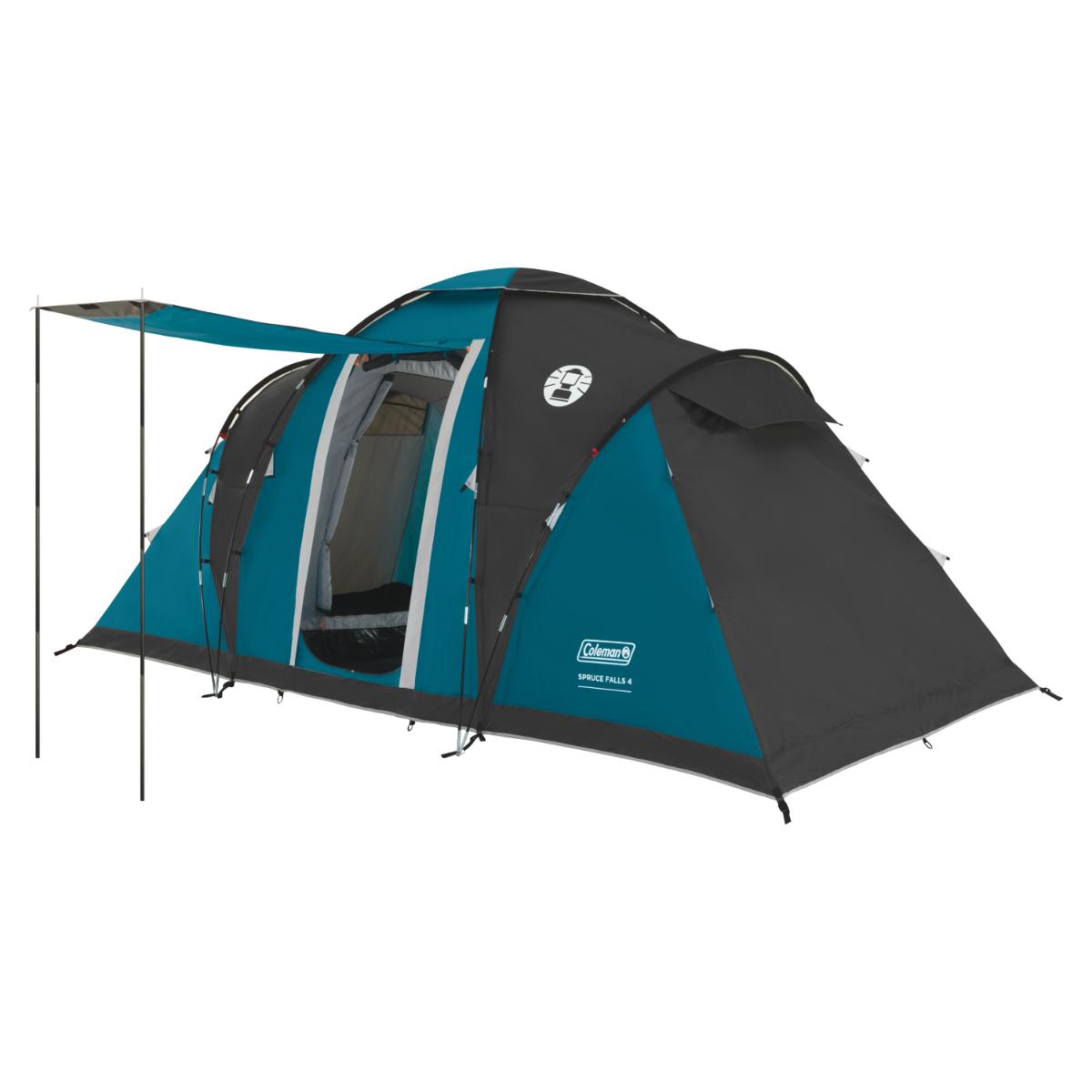 4-persoons-koepeltent-443aii-1.jpg Coleman Spruce Falls 4 / 4 Persoons Tent Blauw kopen? - Afbeelding 1