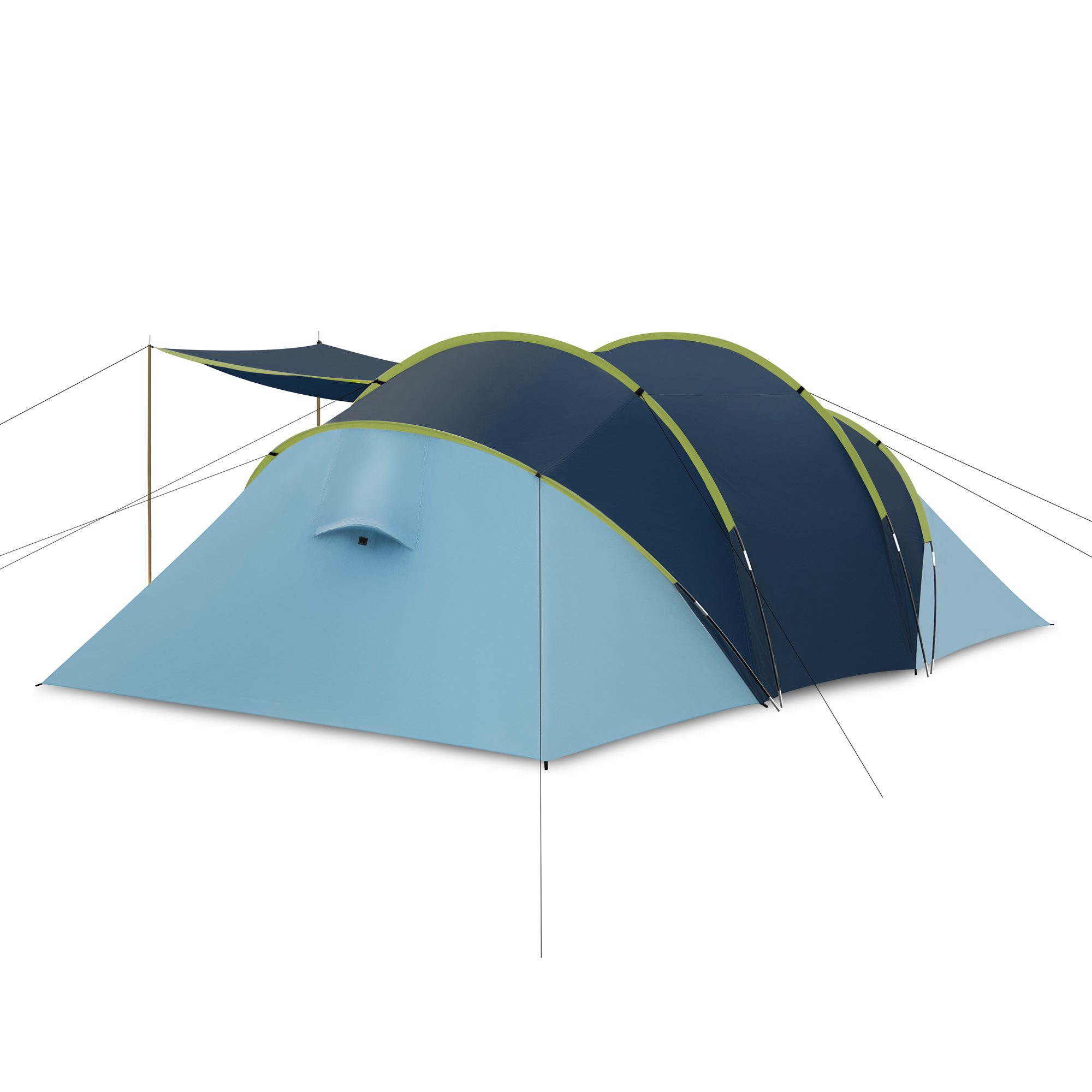 4-persoons-tent-2-slaapcabines-322rhz-1.jpg 4 persoons tent Spokey OLIMPIC 2+2 met 2 slaapcabines (430×220×130 - Afbeelding 1