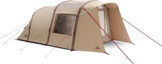 4-persoons-tent-katoen-450wdu-1.jpg NOMAD® Dogon 4 TC Air Tent | Beige | Ademend katoen | Opblaasbaar frame | Ruim... | bol - Afbeelding 1