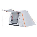 VEVOR Opblaasbare Achterkleptent Autotent (2042+1020) x 2438 x 2020 mm, Waterdicht (PU2000 mm) Campingtent met geventileerde deuren en muggennetten, Achterkleptent voor SUV's voor kamperen en wandelen, incl. luchtpomp | VEVOR NL