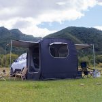 Achterkleptent voor auto, kofferbaktent, eenvoudige installatie, autoluifel, zonnescherm, camping, SUV achtertent, draagbare waterdichte daktent, autoluifel voor SUV, minivan, hatchback : Amazon.nl: Auto & motor