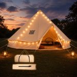 Zolara Tipi Tent Glamping Canvas Tent 4 Persoons 3 meter Glamping Tent Met... | bol
