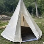 Organic Canvas Tipi Tent — Non Toxic, Beeswaxed | Lucky Sheep