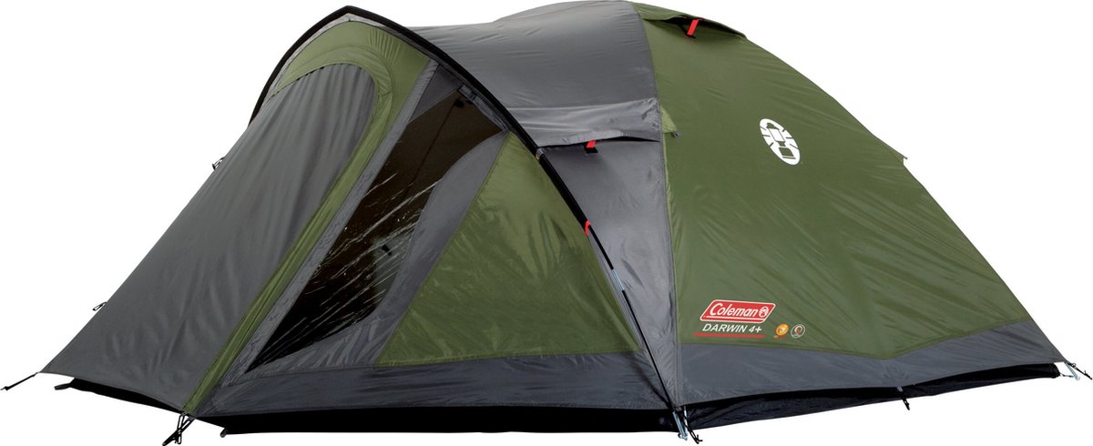 coleman-3-persoons-tent-089dap-1.jpg Coleman Darwin 3 Koepeltent tent 3 persoons Grijs | bol - Afbeelding 1