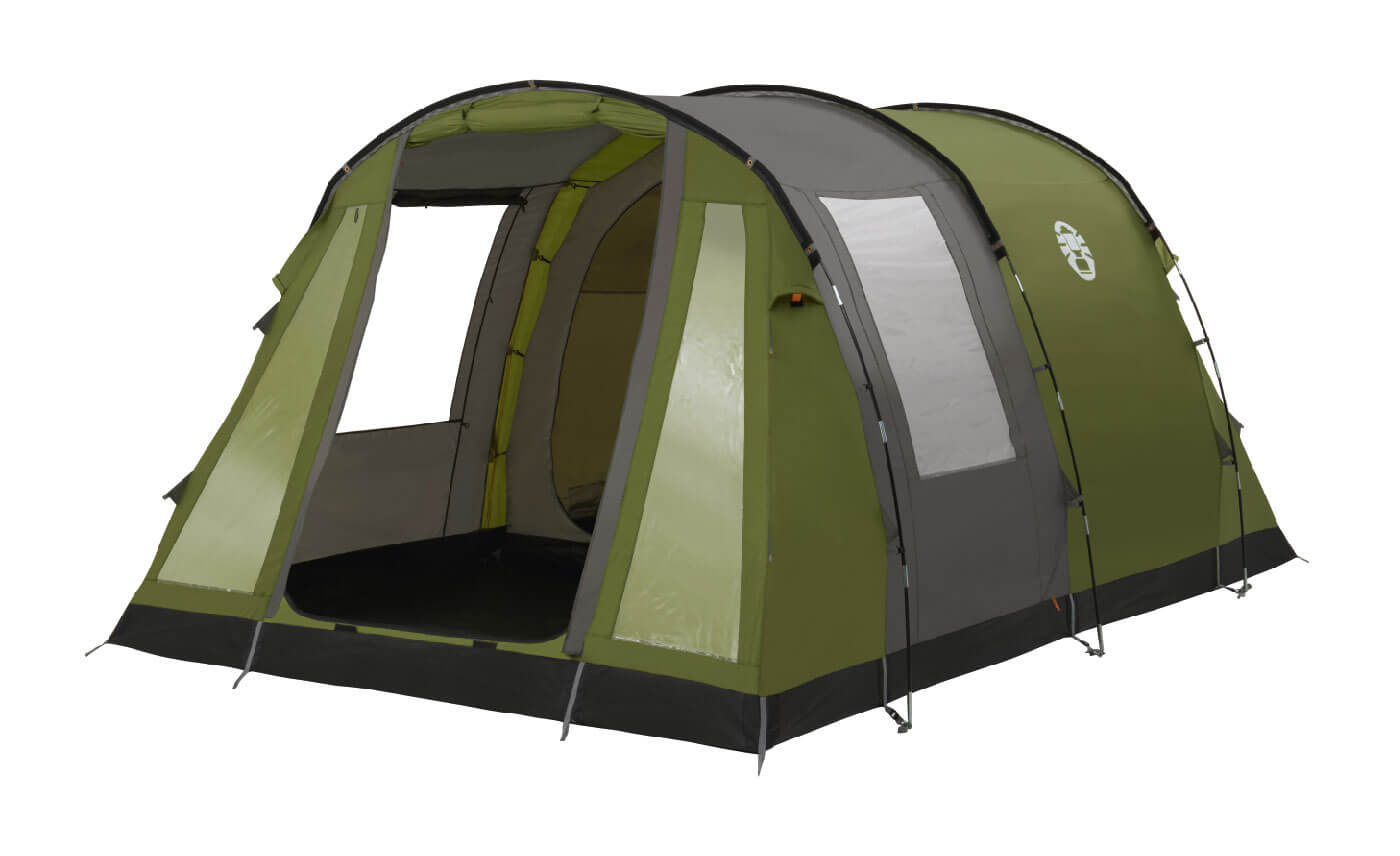 coleman-4-persoons-tent-129qzv-1.jpg Coleman Tunneltent Cook 4 Groen | Kampeerhal Roden - Afbeelding 1