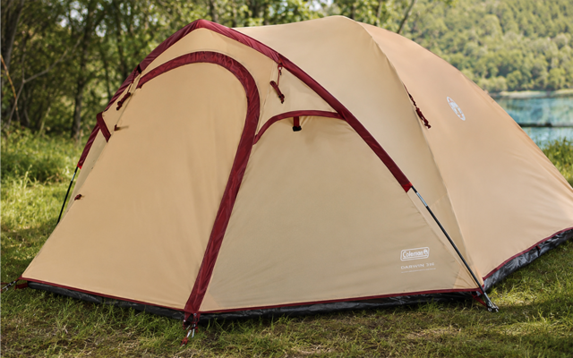 coleman-4-persoons-tent-297rad.png Coleman Darwin Summer 4 Plus 4 persoons koepeltent 335 x 265 x 140 cm - Afbeelding 1