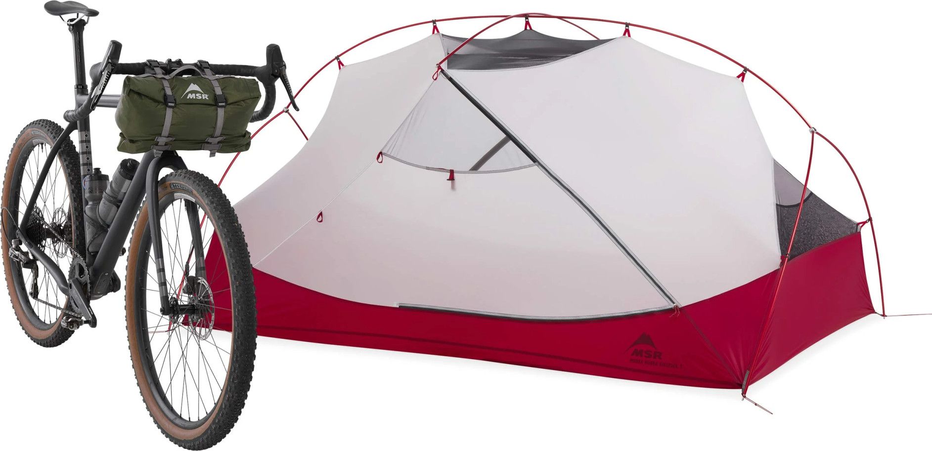 fiets-tent-974ace-1.jpg MSR Hubba Bikepack 2 Persoons Fietstent Groen - Afbeelding 1