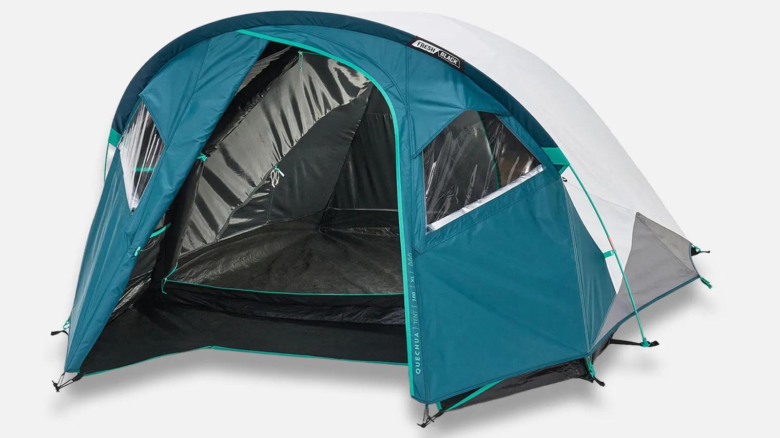 fresh-en-black-tent-046gia-1.jpg Quechua MH100 XL Fresh and Black | Tententest 2025 | ANWB - Afbeelding 1