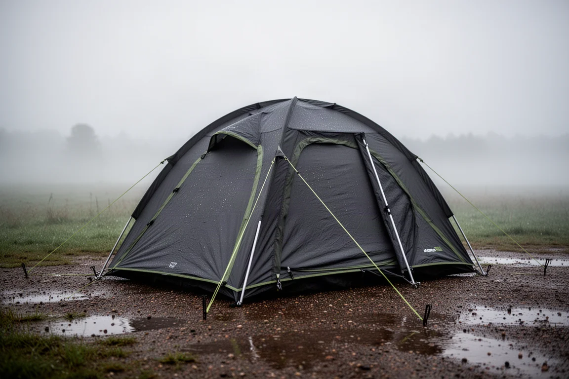 fresh-en-black-tent-182sky.webp Decathlon Quick Hiker 2 Fresh & Black Review: Opzetten en problemen bij nat weer | Zelpio - Afbeelding 1