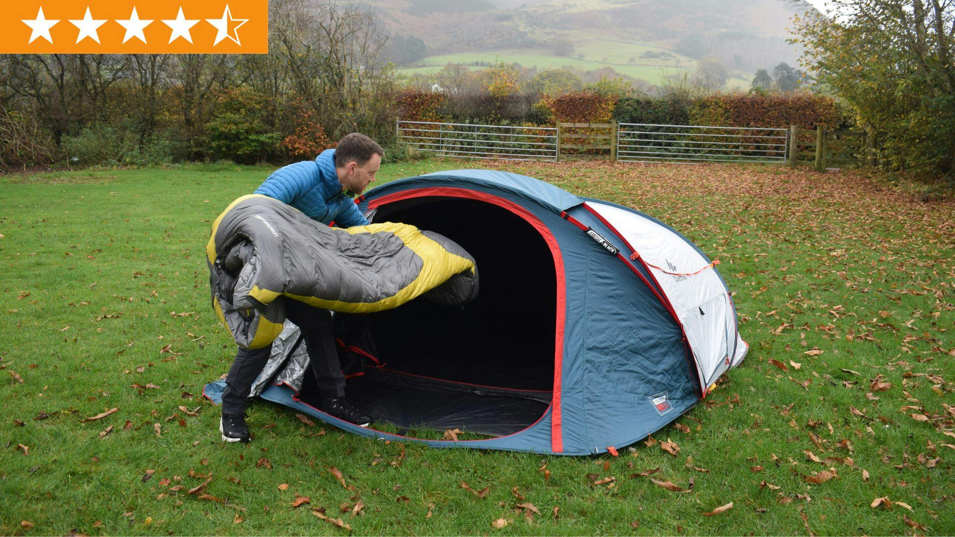 fresh-en-black-tent-926qaf-1.jpg Quechua 3 person Blackout Pop up Tent 2 Seconds XL | Tested and reviewed - Afbeelding 1