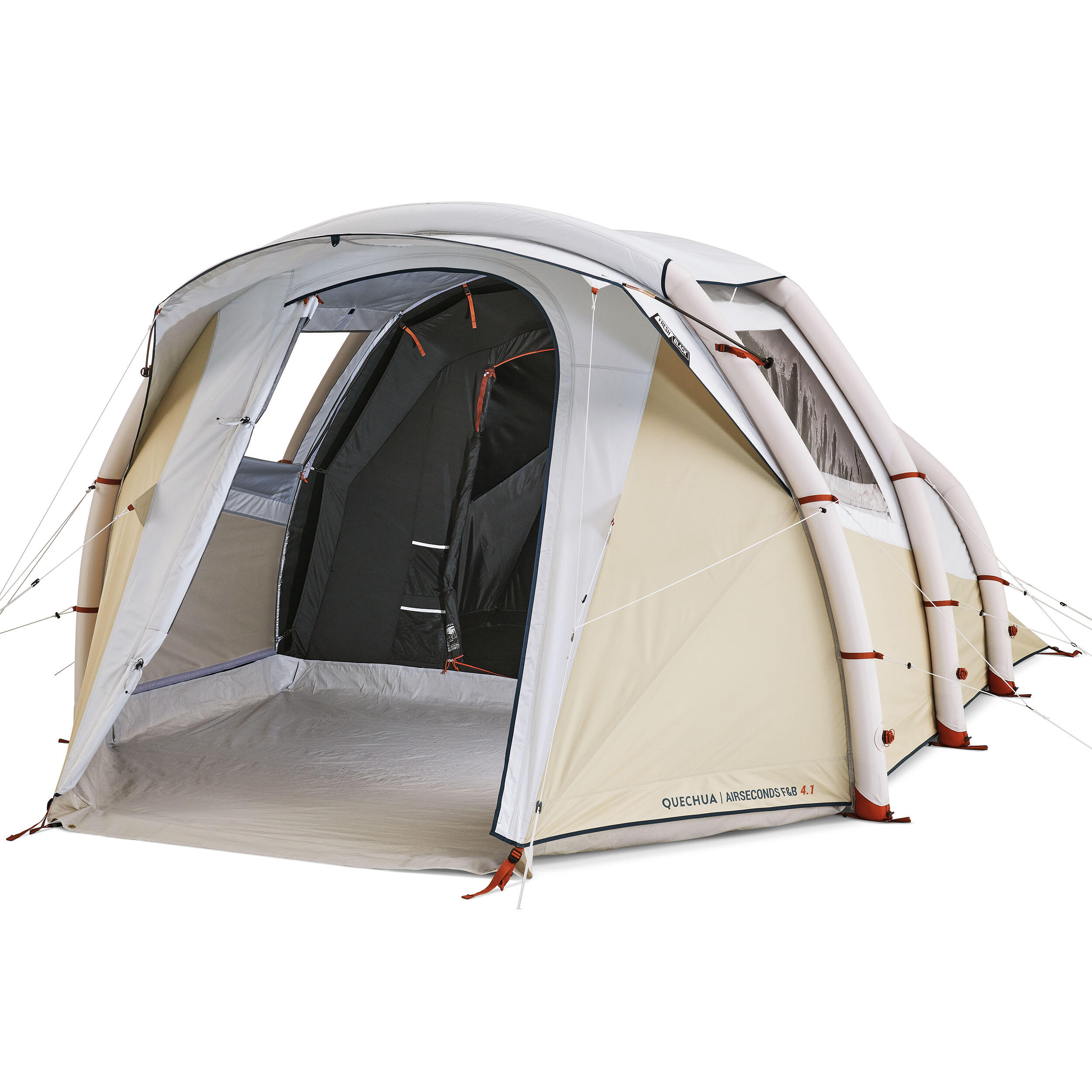 hoge-tent-082del-1.jpg Opblaasbare tent 4 personen, Air Seconds 4.1 met Fresh & Black, 1 slaapruimte | Decathlon - Afbeelding 1
