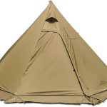 PRESELF Lichtgewicht tipi voor 3 personen met brandvertragende rookkanalen venster tipi tenten voor familieteam, outdoor backpacken, kamperen, ...