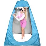 Pop Up Tent 1 persoons Omkleedtent Festival Strand 120 x 120 x 190 Blauw