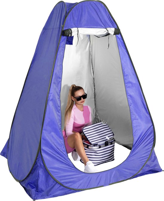 omkleedtent-839sip-1.jpg Springos Pop Up Omkleedtent | Douchetent | Inclusief Montagelijnen + Haringen | 190 x... | bol - Afbeelding 1