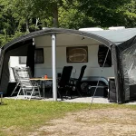 Walker Active opblaasbare caravanluifel. Zeer snel op te bouwen.