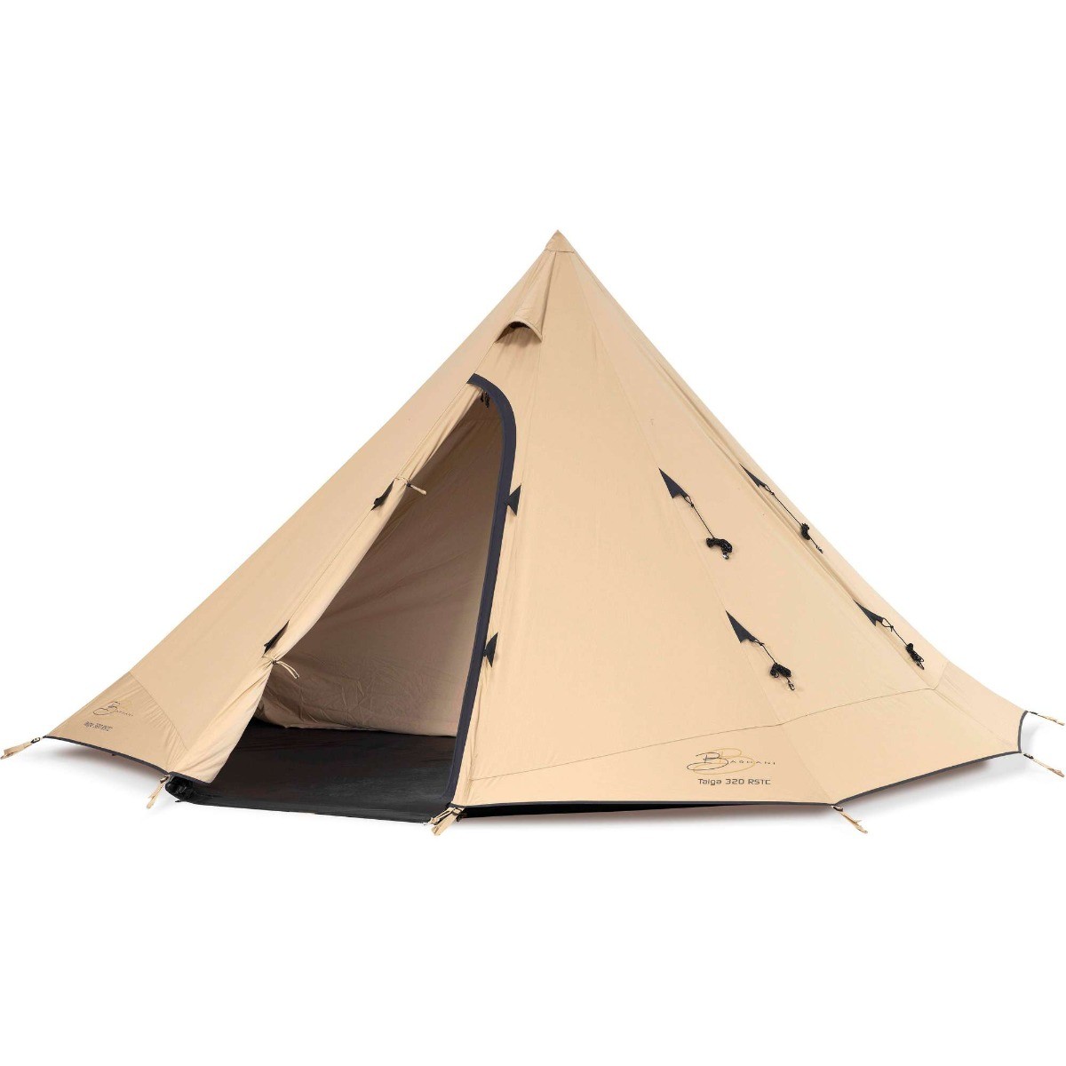 piramidetent-829fun-1.jpg Bardani Taiga 320 RSTC lichtgewicht piramidetent beige - Afbeelding 1