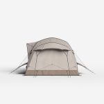 Opblaasbare tent 4 personen, Air Seconds 4.2 XXL van polykatoen, 2 slaapruimtes