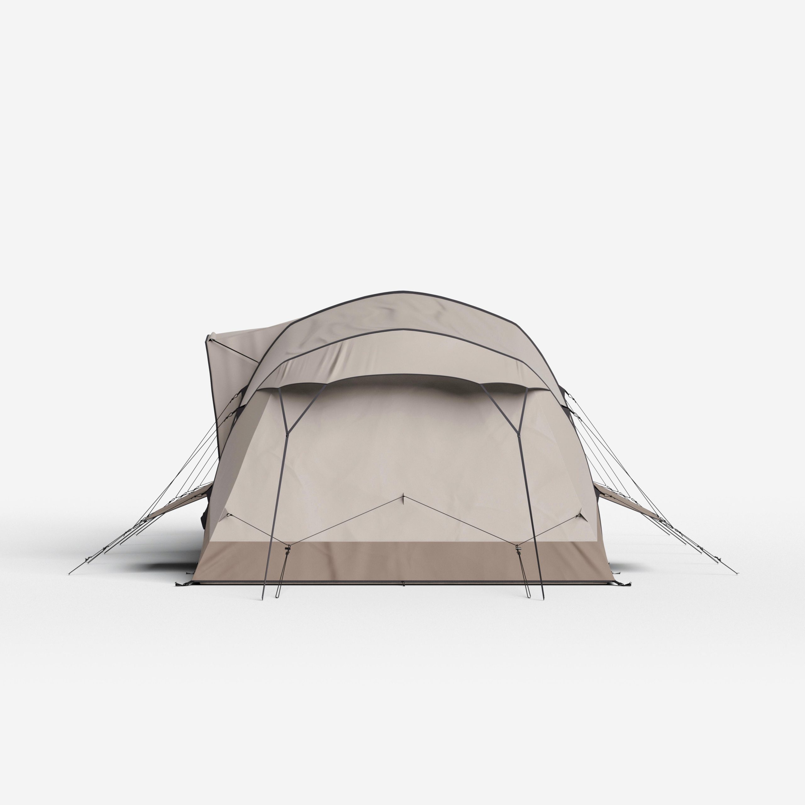 polykatoen-tent-276xja-1.jpg Opblaasbare tent 4 personen, Air Seconds 4.2 XXL van polykatoen, 2 slaapruimtes - Afbeelding 1