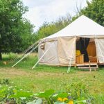 Grote Ronde tent huren prachtig uitzicht Allier 03 Brenazet