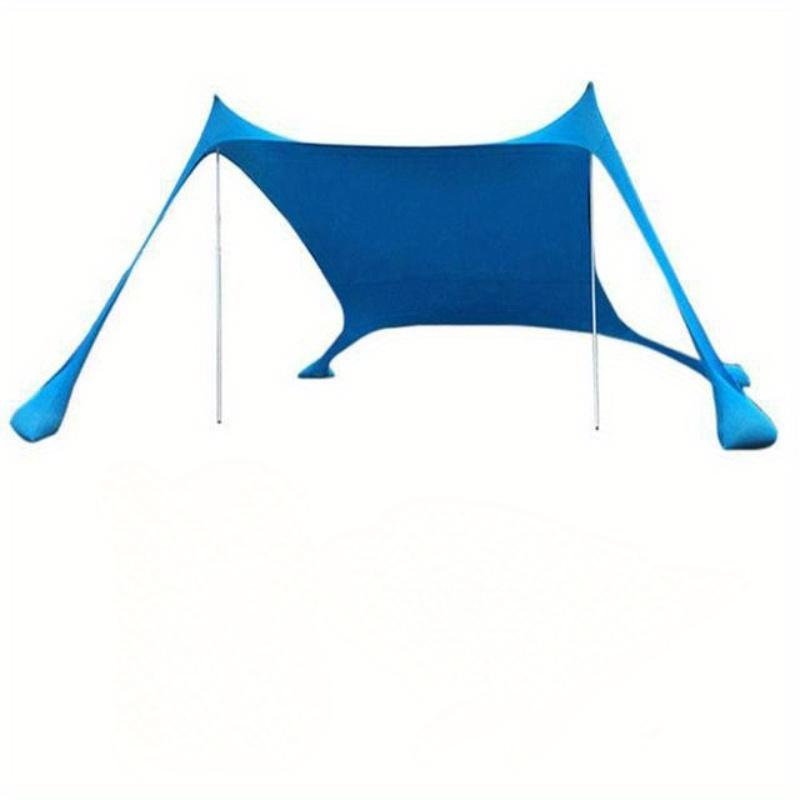 schaduwtent-strand-088xrn-1.jpg 1Pc Beach Shade Tent Portable Canopy Sun Shelter with Sandbag Anchors Buy cheaply on Joom - Afbeelding 1