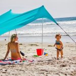 ManuTent Small UV beschermende strand parasol / schaduw doek | bol