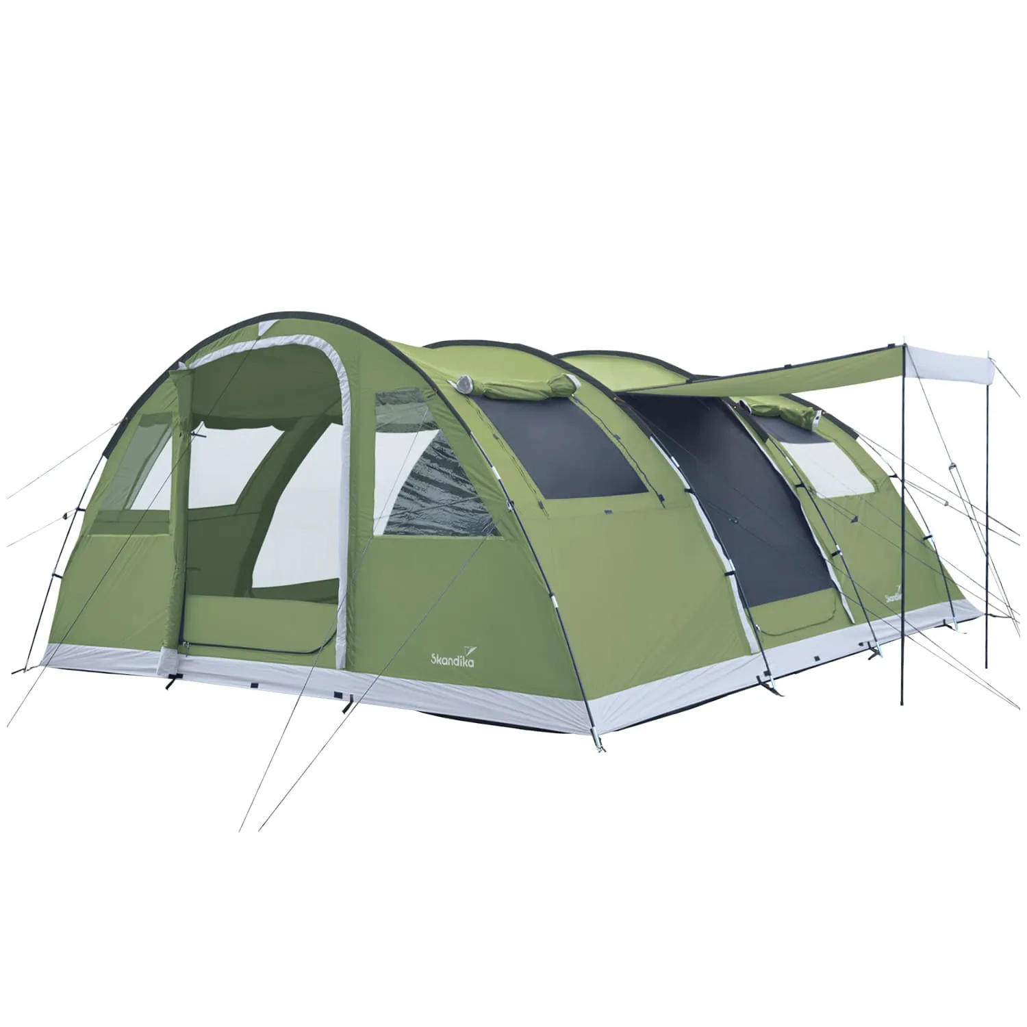 skandika-tent-299pqx.webp Skandika Tunnelzelt Gotland 6 Sleeper Protect | grün - Afbeelding 1