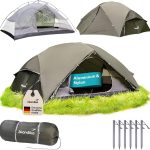 Skandika trekkingtent Vatn | Kampeertent voor 2 personen, ultralicht, klein pakformaat, waterdicht, 3000 mm waterkolom, tenten 3 4 seizoenen, tunneltent | Trekking, wandelen, vissen, outdoor : Amazon.nl: Sport & outdoor