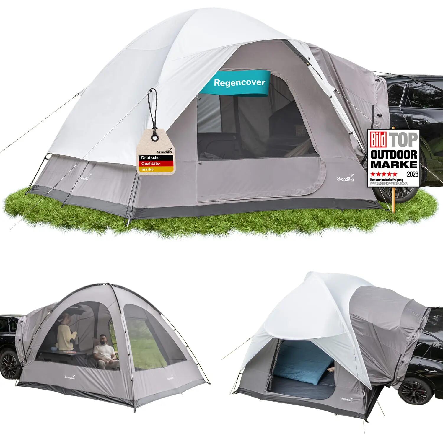 skandika-tent-724ths-1.jpg Koepeltent Pitea SUV Protect 4 persoons tent voor mini bus, van, SUV, Caddy - Afbeelding 1
