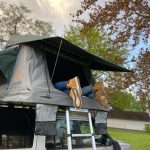 Daktent model Lotte met skyview Storm Daktenten
