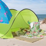 Pop up strandtentje groen 220x113x87 cm | Xenos