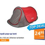 Froyak pop up tent aanbieding bij Action