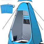 Douchetent Omkleedtent Wc tent Toilettent Camping 120x120x195cm Blauw | bol