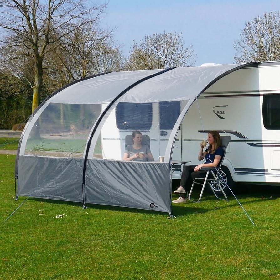 voortent-caravan-aanbieding-446god-1.jpg your GEAR Riviera Voortent luifel voor caravans en campers in 4 maten met 2m 2,5m - Afbeelding 1