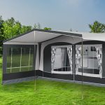 Dorema Locarno Plus Voortentluifel | Blauw Groen Antraciet