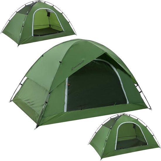 waterdichte-tent-787hox-1.jpg 2/4 Persoons Tent voor Kamperen Waterdichte Buitentent Lichtgewicht Koepeltent ,... | bol - Afbeelding 1