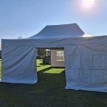 Easy Up Tent (wit) 6 x 8 meter